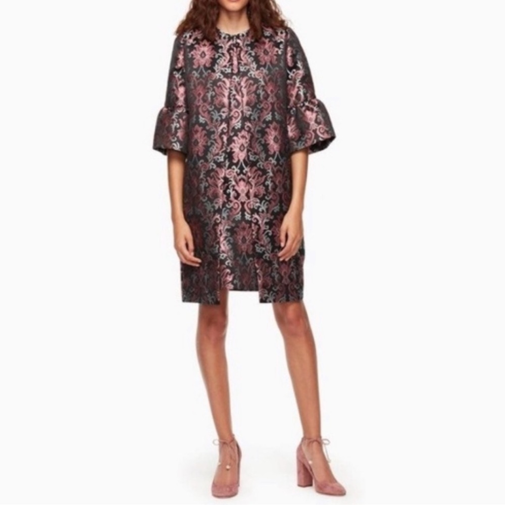 Kate Spade Tapestry Jacquard Jacket Coat Size 10 NEW with Tag